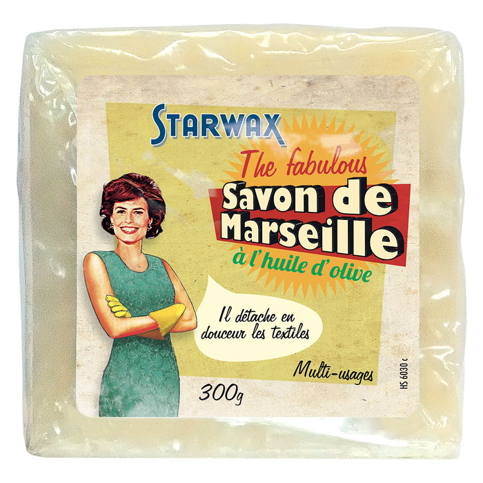 SAVON DE MARSEILLE OLIVE 300G STARWAX