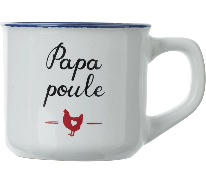 MUG EMAIL PAPA POULE 14CL