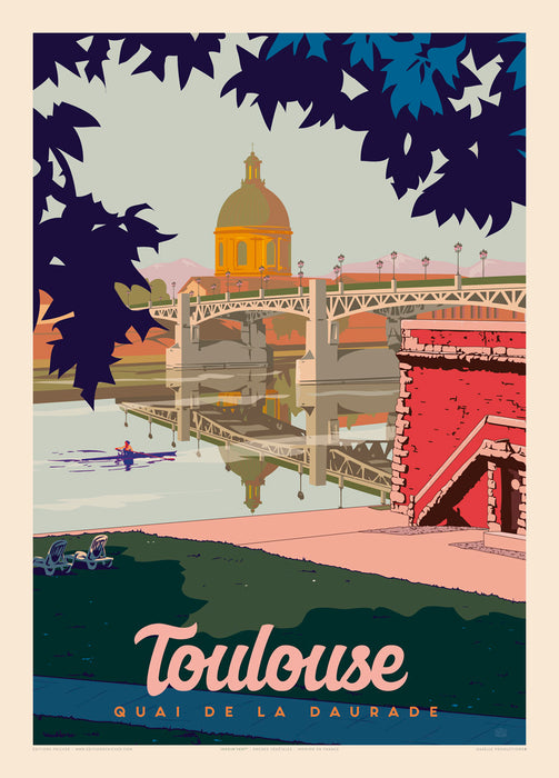 AFFICHE TOULOUSE EDITION FRICKER N° 503