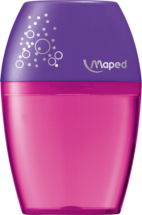 TAILLE CRAYONS SHAKER MAPED 1 TROU ROSE