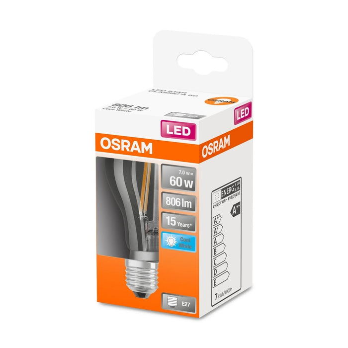 AMPOULE LED 6,5W E27 STANDARD FIL FROID