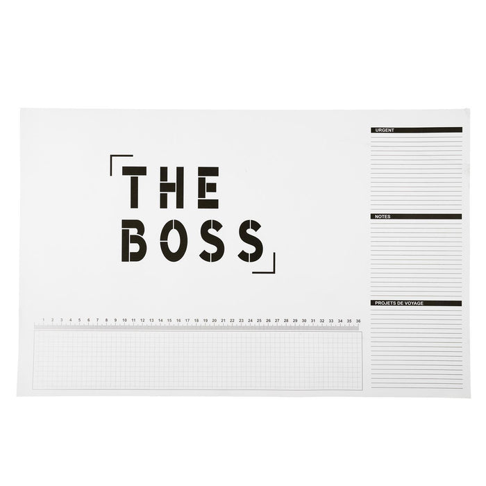 SOUS-MAIN PAPIER THE BOSS 30X50